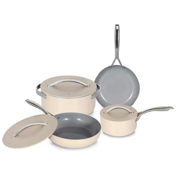مجموعة أواني طهي حديثة غير لاصقة ، . Modern Non-Stick Cookware Set,
