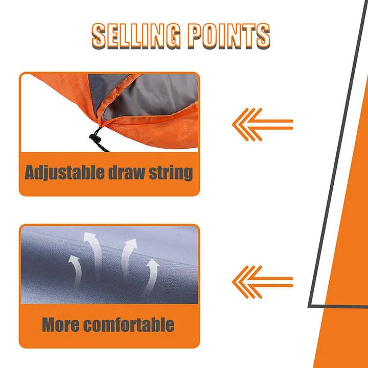 كيس نوم دافئ مقاوم للماء مخصص مع غطاء -Sleeping Bag Custom Warm Waterproof Sleeping Bag With Cover