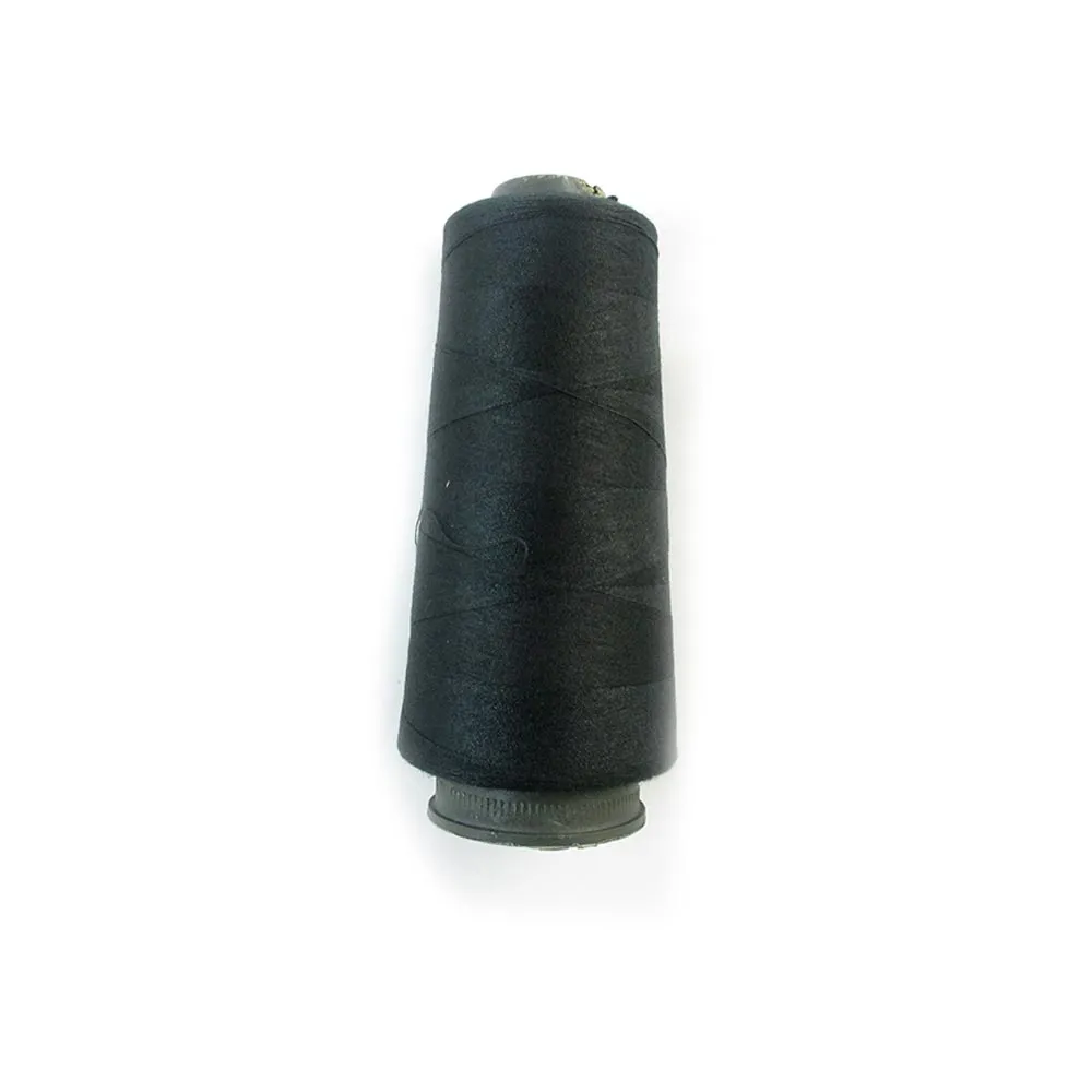 1 Spool Black Sewing Thread 3000 Yard 100% Polyester Sew Fabric Upholstery Craft