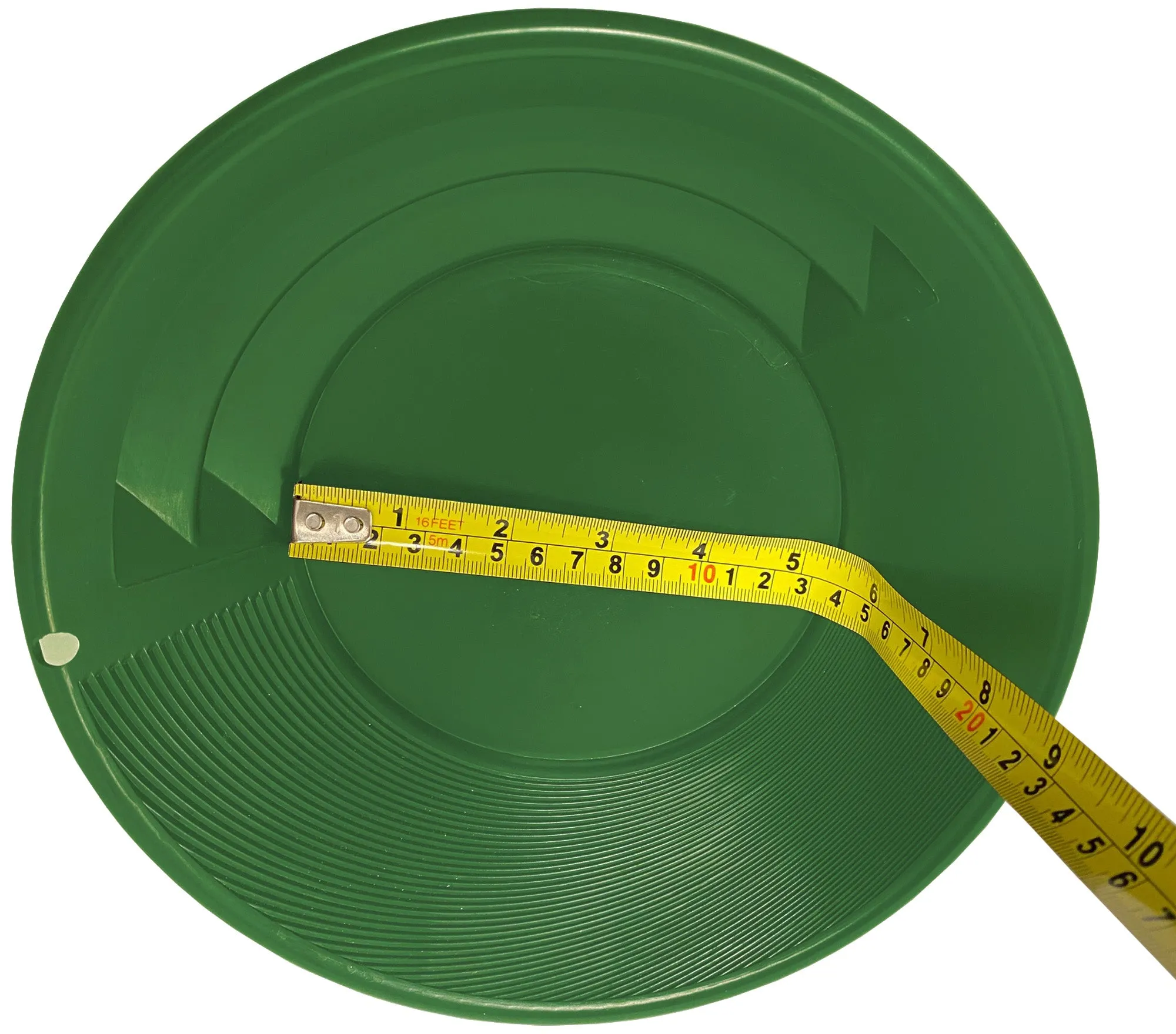2-Pack Gold Panning Starter Kit  Featuring Compact 9-Inch Green Vanishing Riffle Gold Pans and a 4-ounce Snifter Bottle for Prospecting Adventures