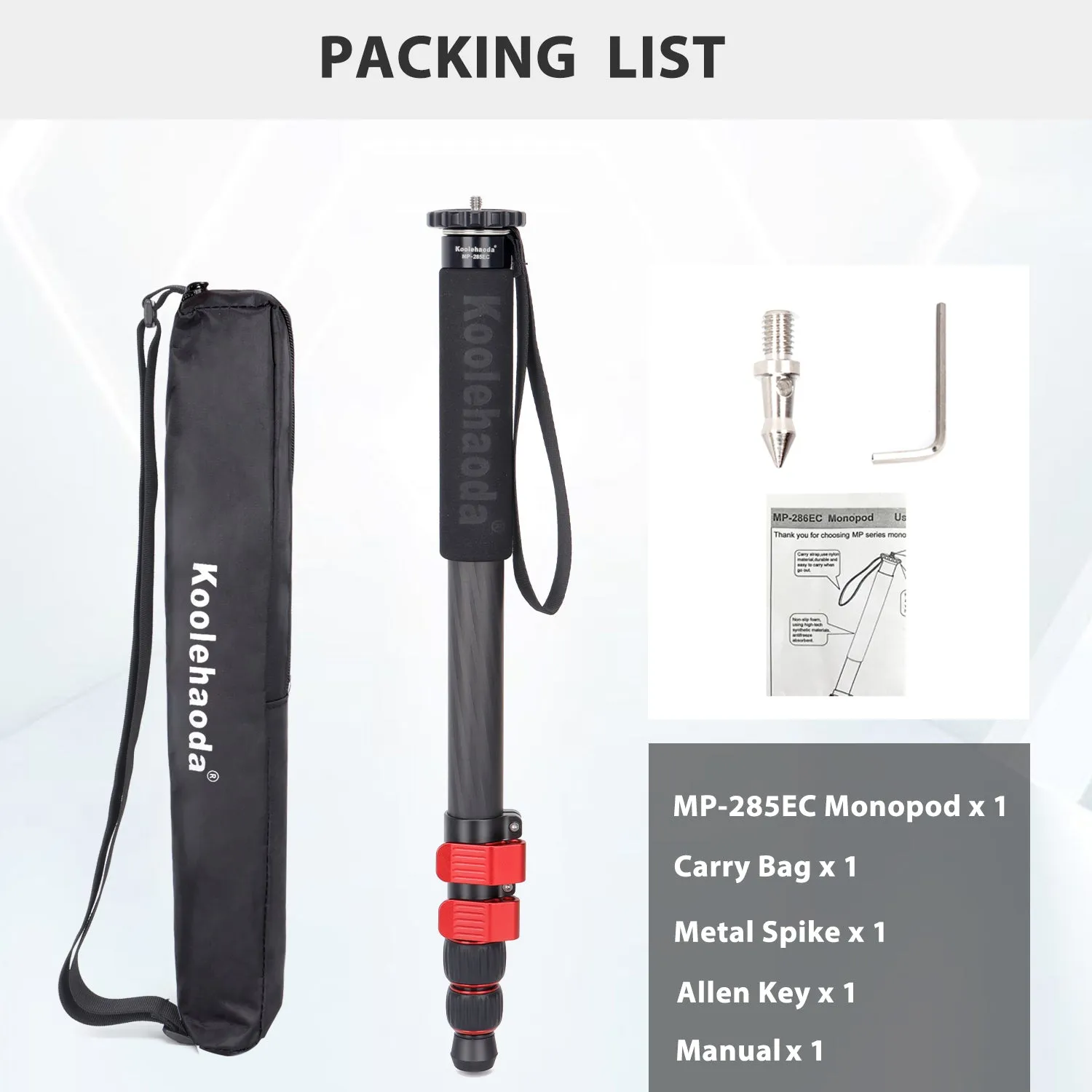 66" Carbon Fiber Camera Monopod