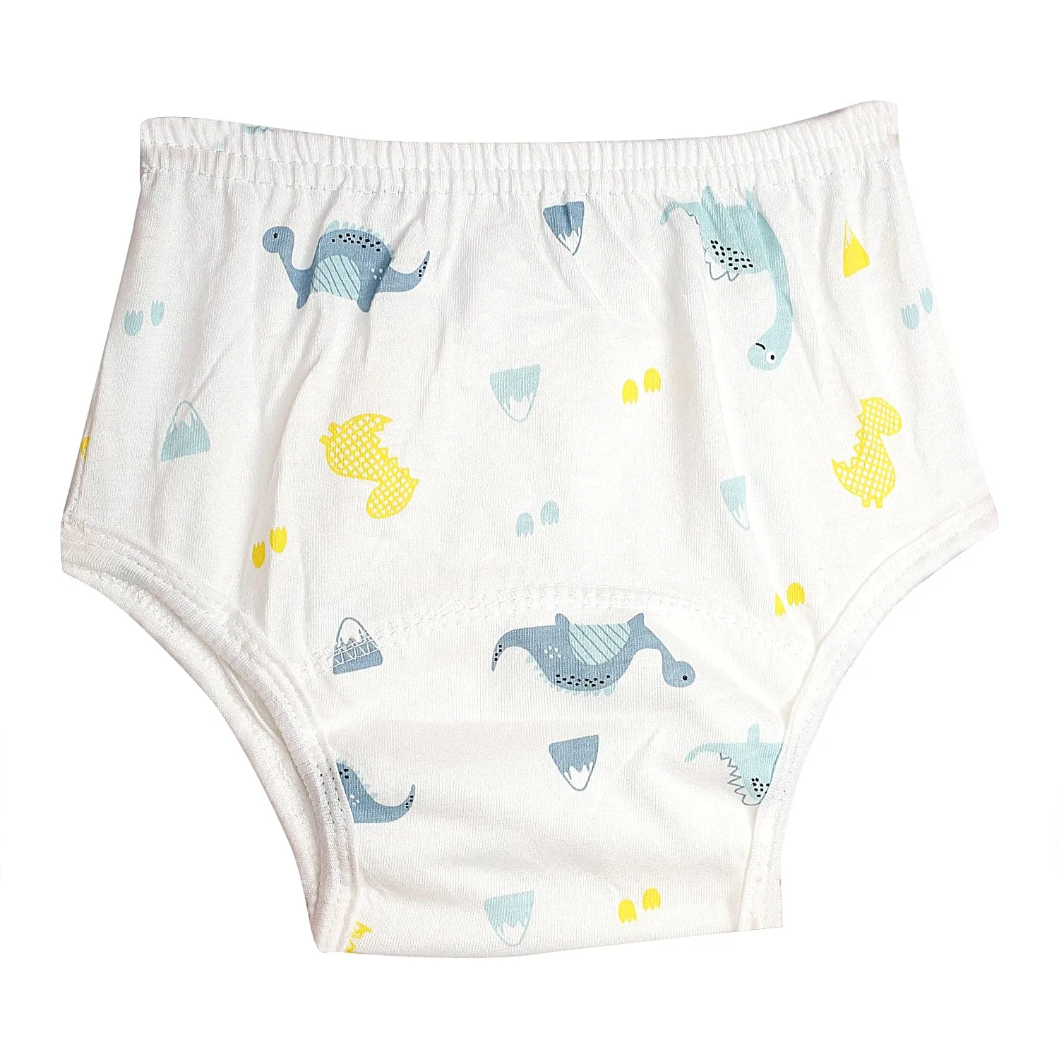 Adjustable & Washable Cloth Diaper Panty 2 Pk Dinosaurs And Fish Multicolour