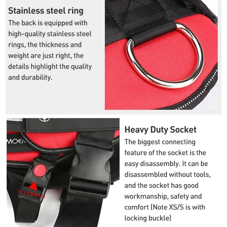 Anti Sprint Dog Chest Strap & Traction Rope Size L 23 30Kg
