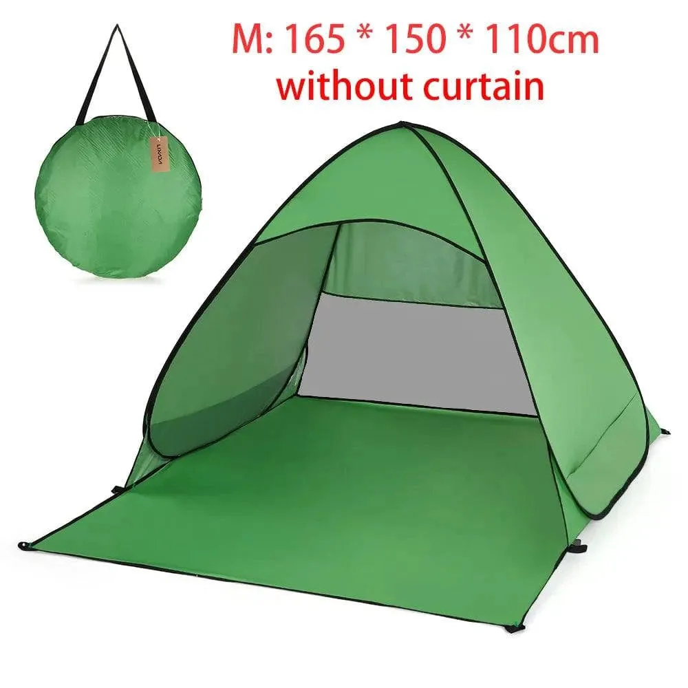 Automatic Camping Tent Ship From RU Beach Tent 2 Persons Tent Instant Pop Up Open Anti UV Awning Tents Outdoor Sunshelter