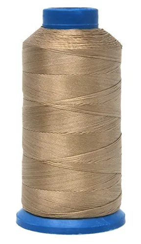 Bonded Nylon Thread for Sewing Leather, Upholstery, Jeans and Weaving Hair; Heavy-Duty; 1500 Yards Size 69 T70