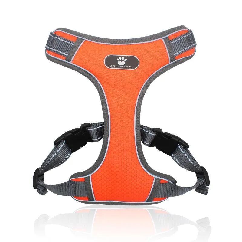 Breathable Mesh Dog Chest Straps Size L