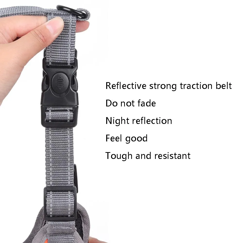 Breathable Mesh Dog Chest Straps Size L