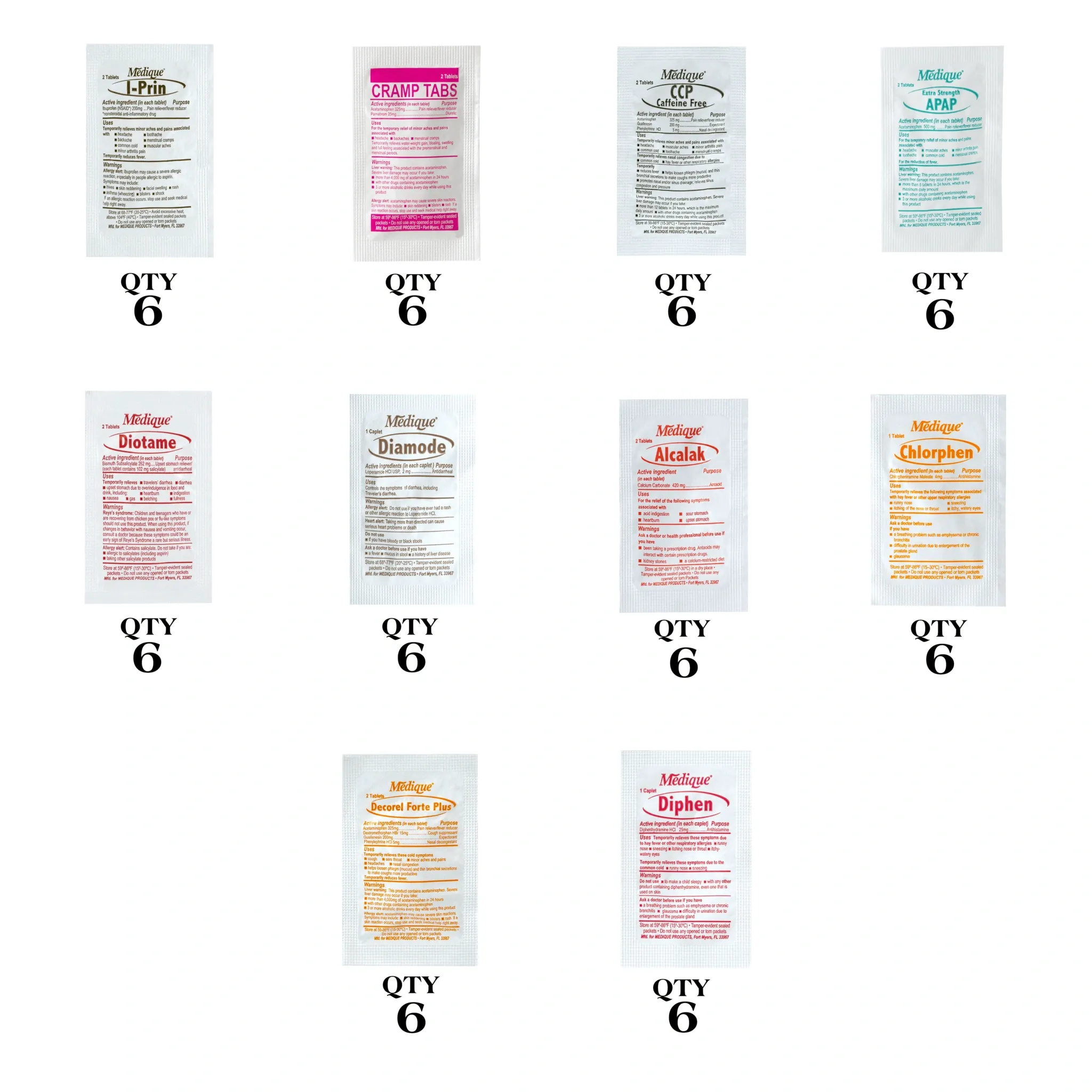 Cruise Essentials On-The-Go Refills for First Aid Kits  | Choose your preference from the drop down menu