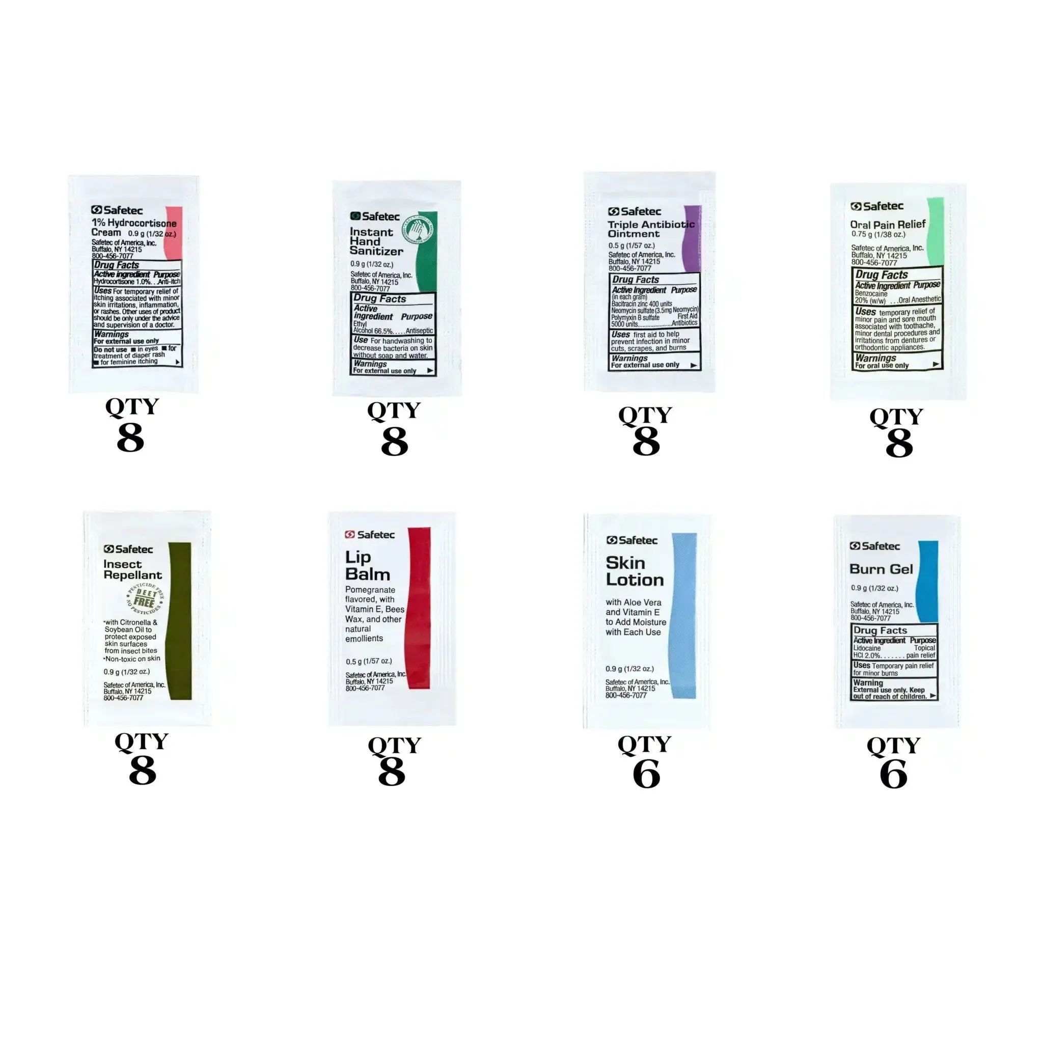 Cruise Essentials On-The-Go Refills for First Aid Kits  | Choose your preference from the drop down menu