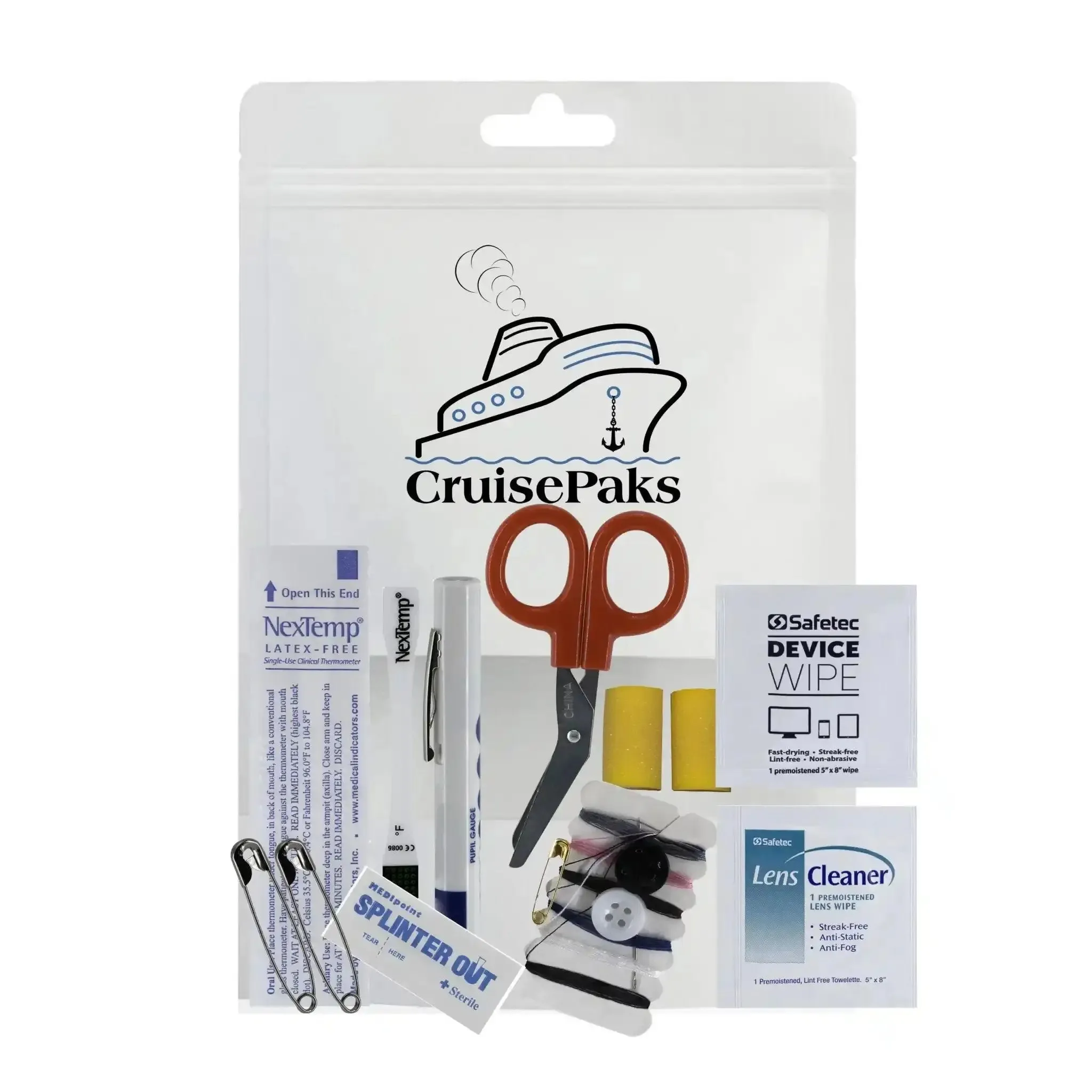Cruise Essentials On-The-Go Refills for First Aid Kits  | Choose your preference from the drop down menu
