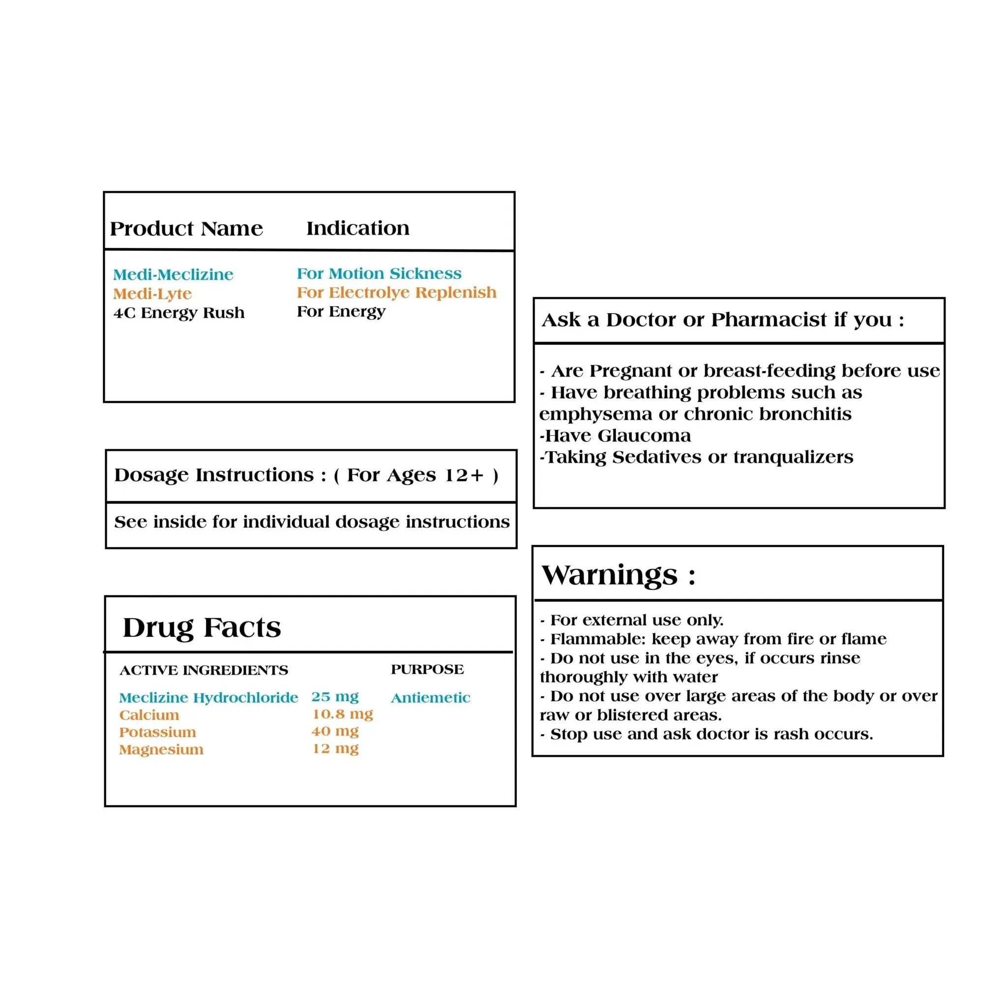 Cruise Essentials On-The-Go Refills for First Aid Kits  | Choose your preference from the drop down menu