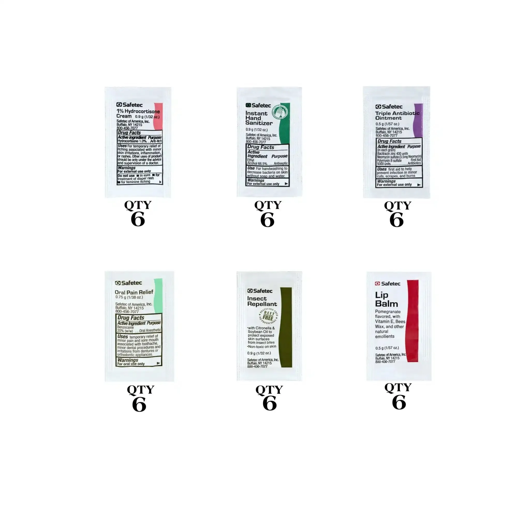 Cruise Essentials On-The-Go Refills for First Aid Kits  | Choose your preference from the drop down menu