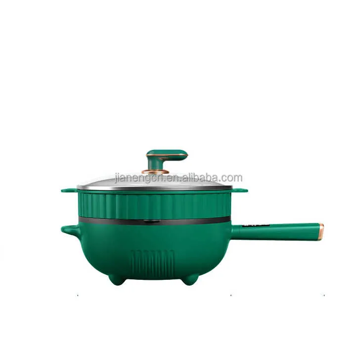 Electric Wok with Non-Stick Aluminum-مقلاة ووك كهربائية