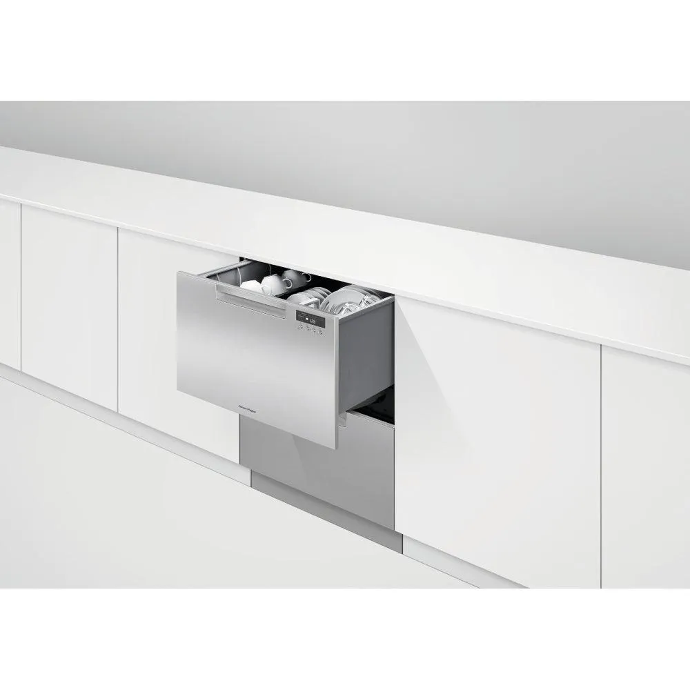 Fisher & Paykel 60cm Double Drawer Dishwasher - Stainless Steel (Non-Integrated) | DD60DCHX9