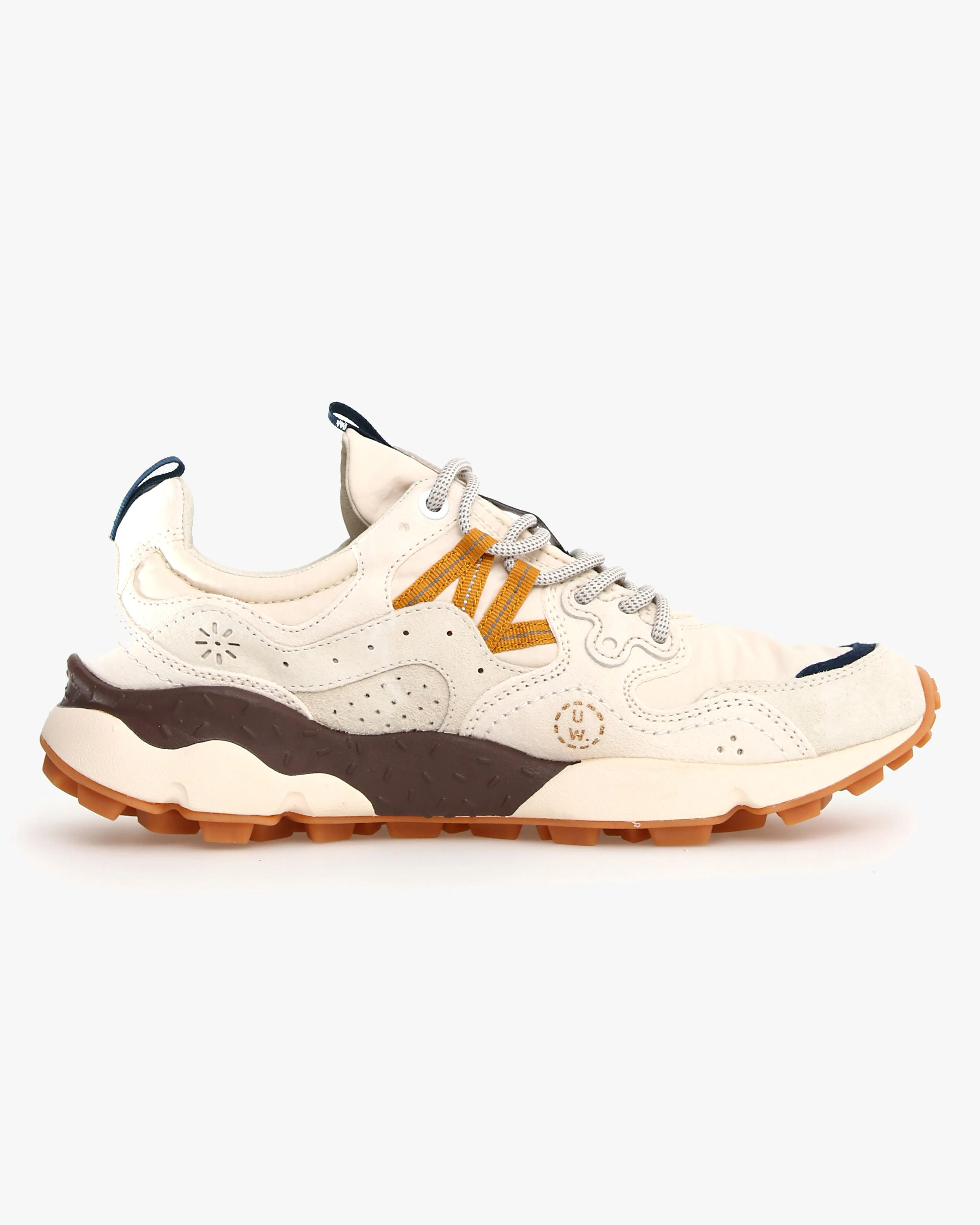 Flower Mountain x Universal Works Yamano 3 Suede & Nylon - Ecru / Light Brown