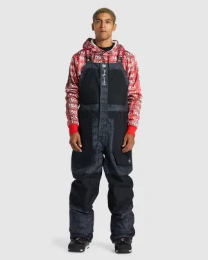 Mens Andy Warhol Shadow Snow Bib Snow Pants