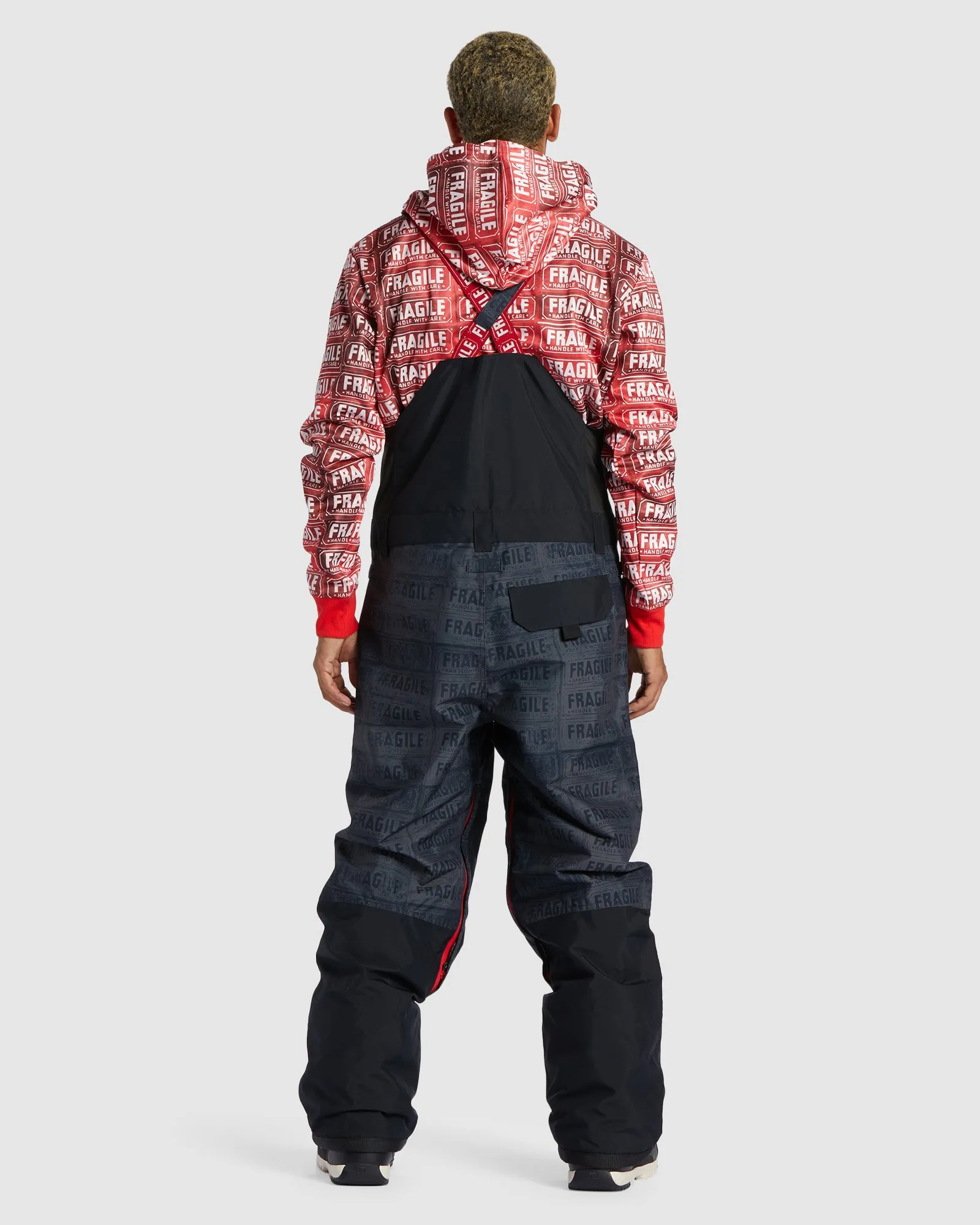 Mens Andy Warhol Shadow Snow Bib Snow Pants