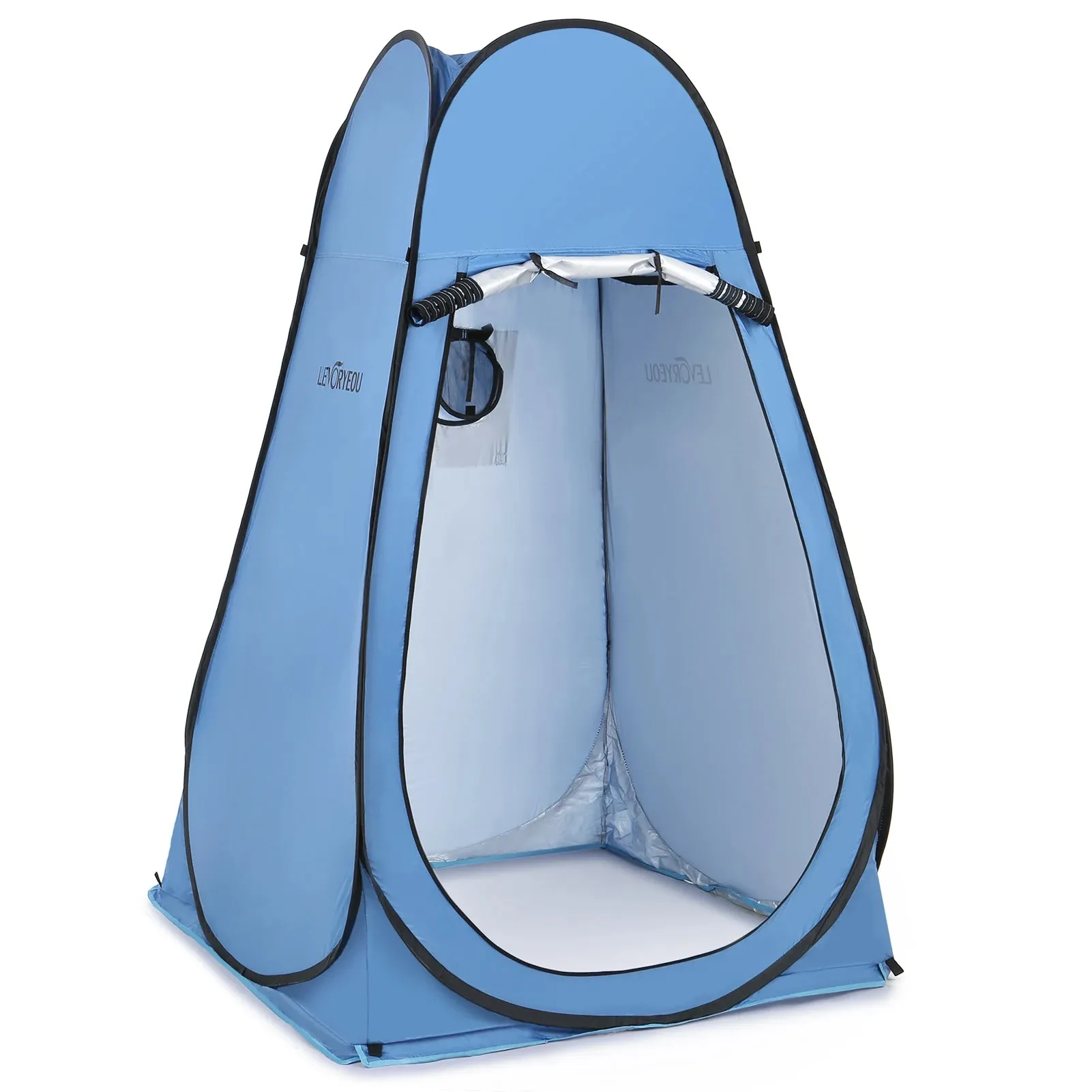 Pop Up Privacy Shelter Tent Portable Outdoor Camping Beach Instant Shower Toilet Changing Tent Sun Rain Shelter with Window