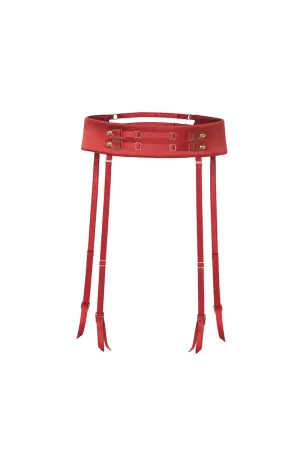 Red Secure Satin Belt