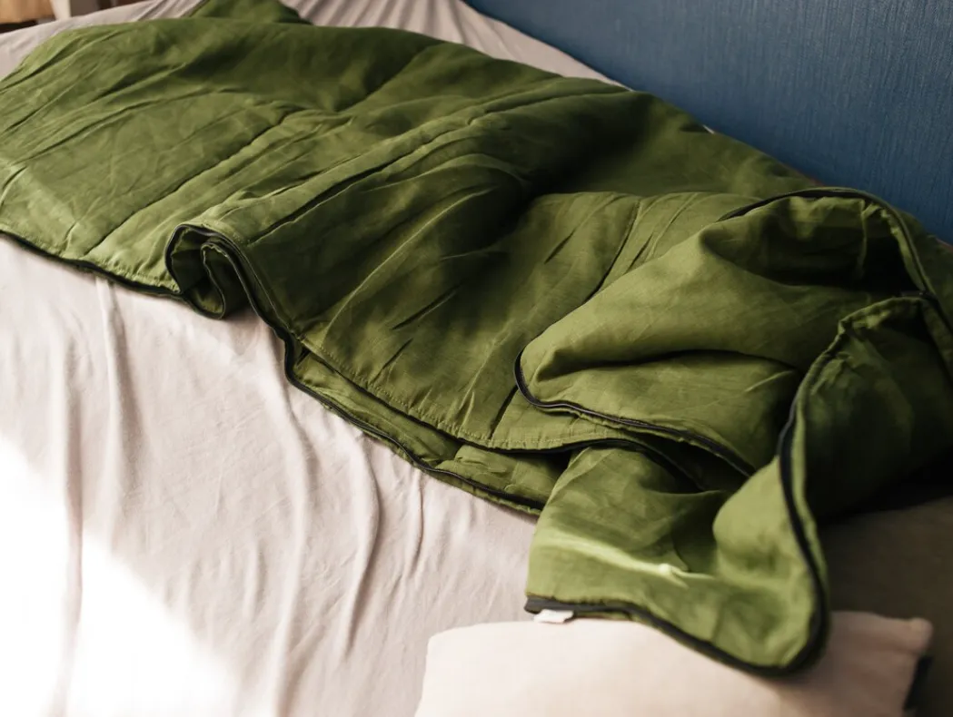Special listing for J.: two 100 x 200 cm Shikibutons, one thick double and one thin sleeping bags