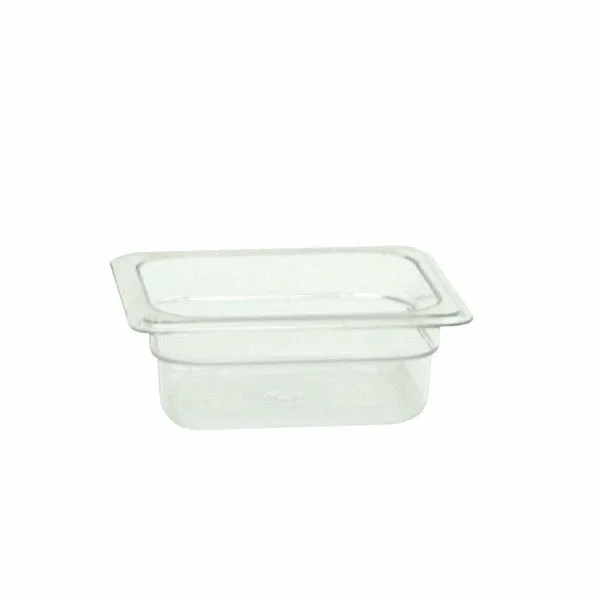 Thunder Group PLPA8162 Sixth Size 2 1/2" Deep Polycarbonate Food Pan