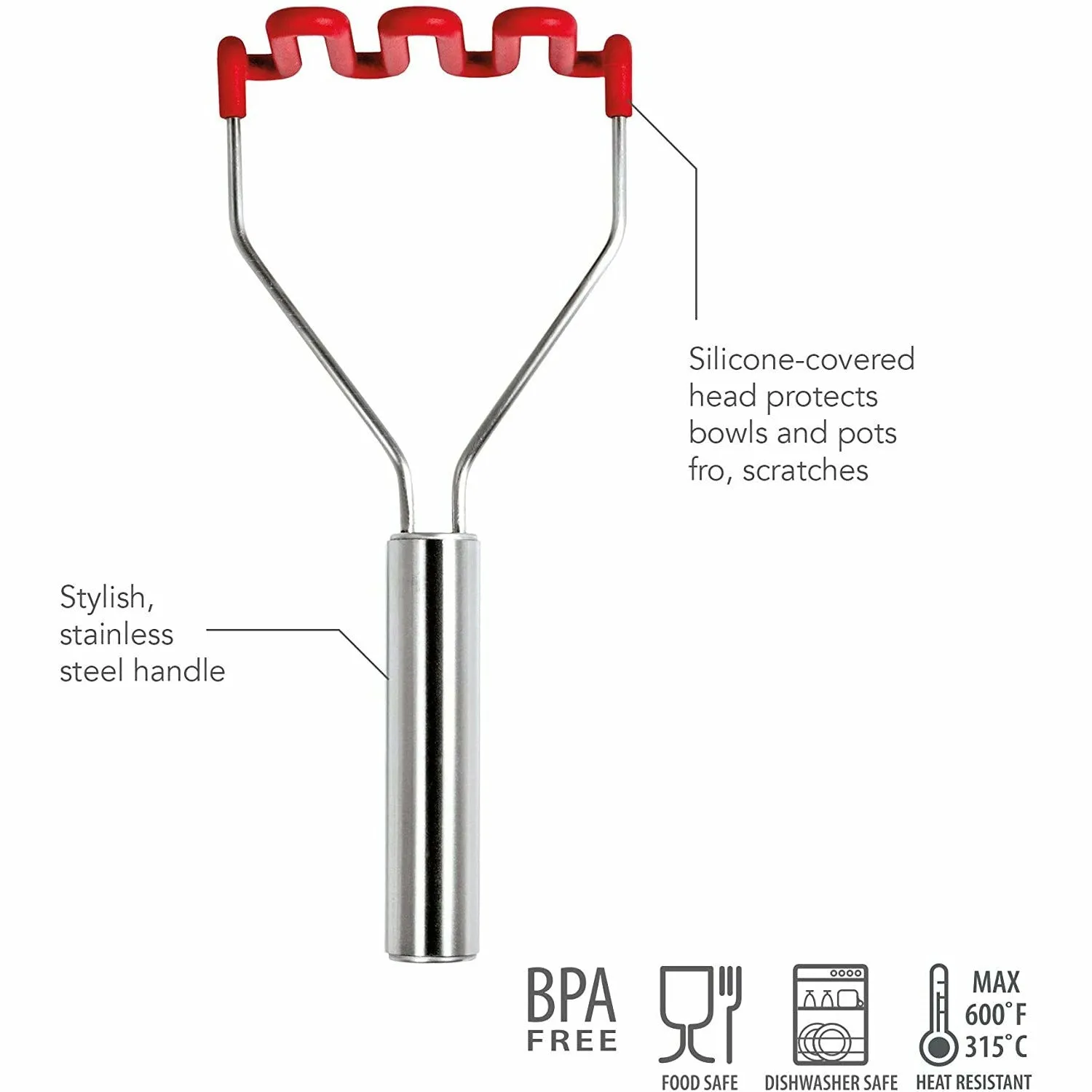Tovolo Silicone Potato Masher