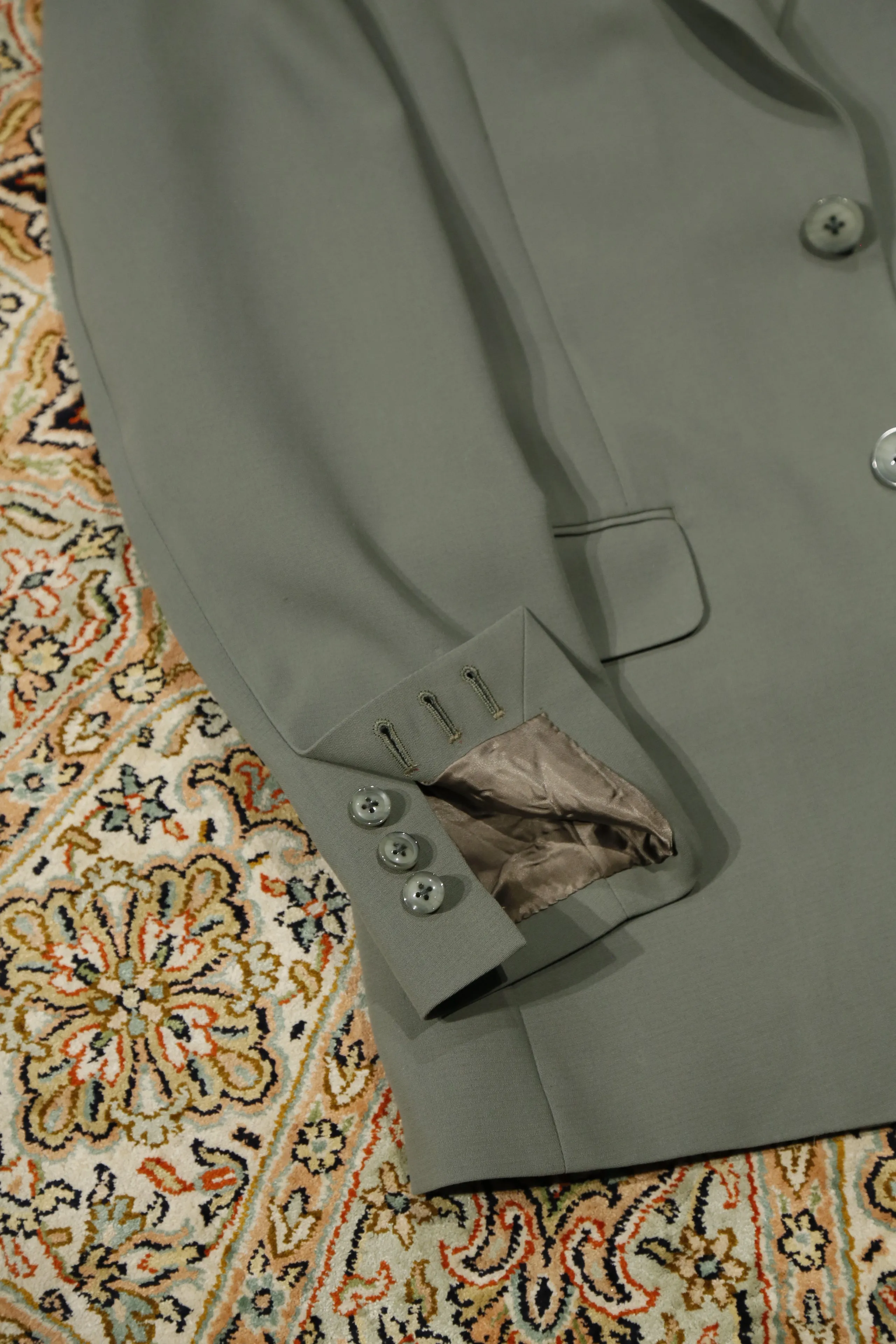 TWIST YARN 2B JACKET (KHAKI)