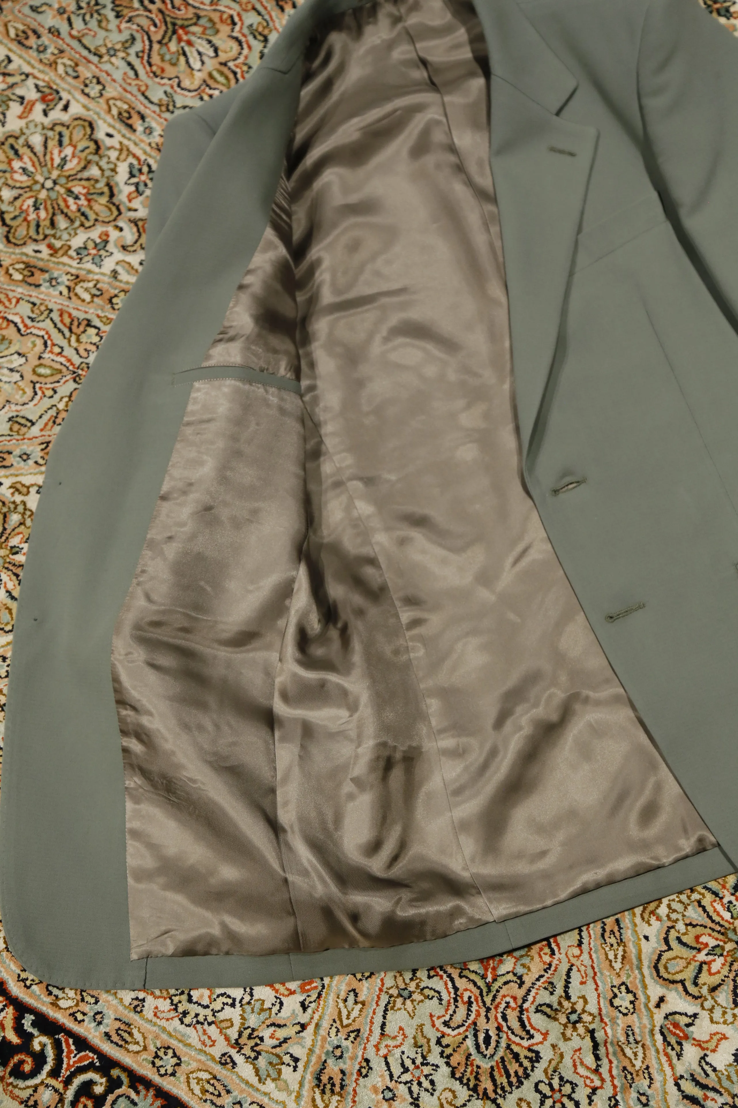 TWIST YARN 2B JACKET (KHAKI)