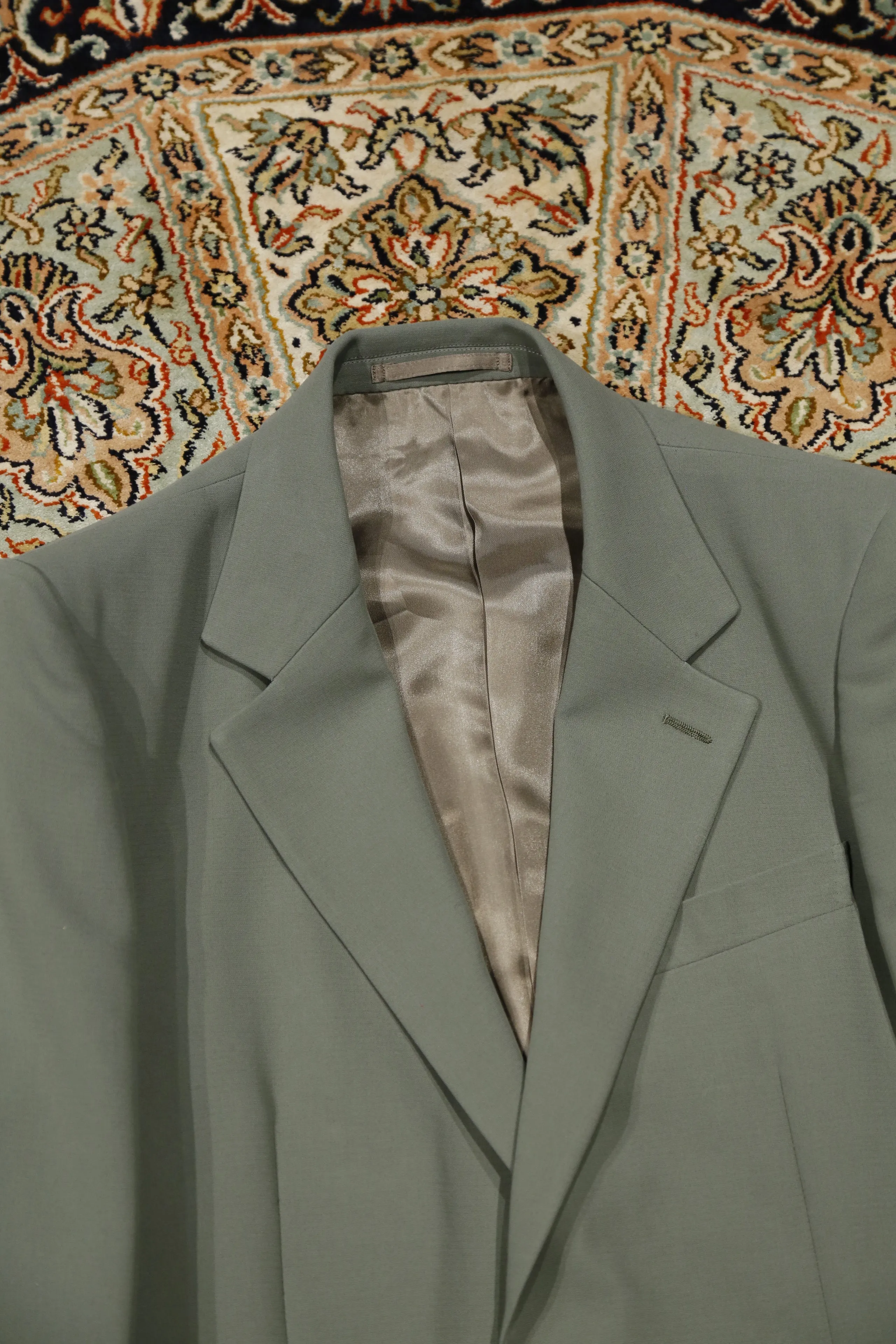 TWIST YARN 2B JACKET (KHAKI)