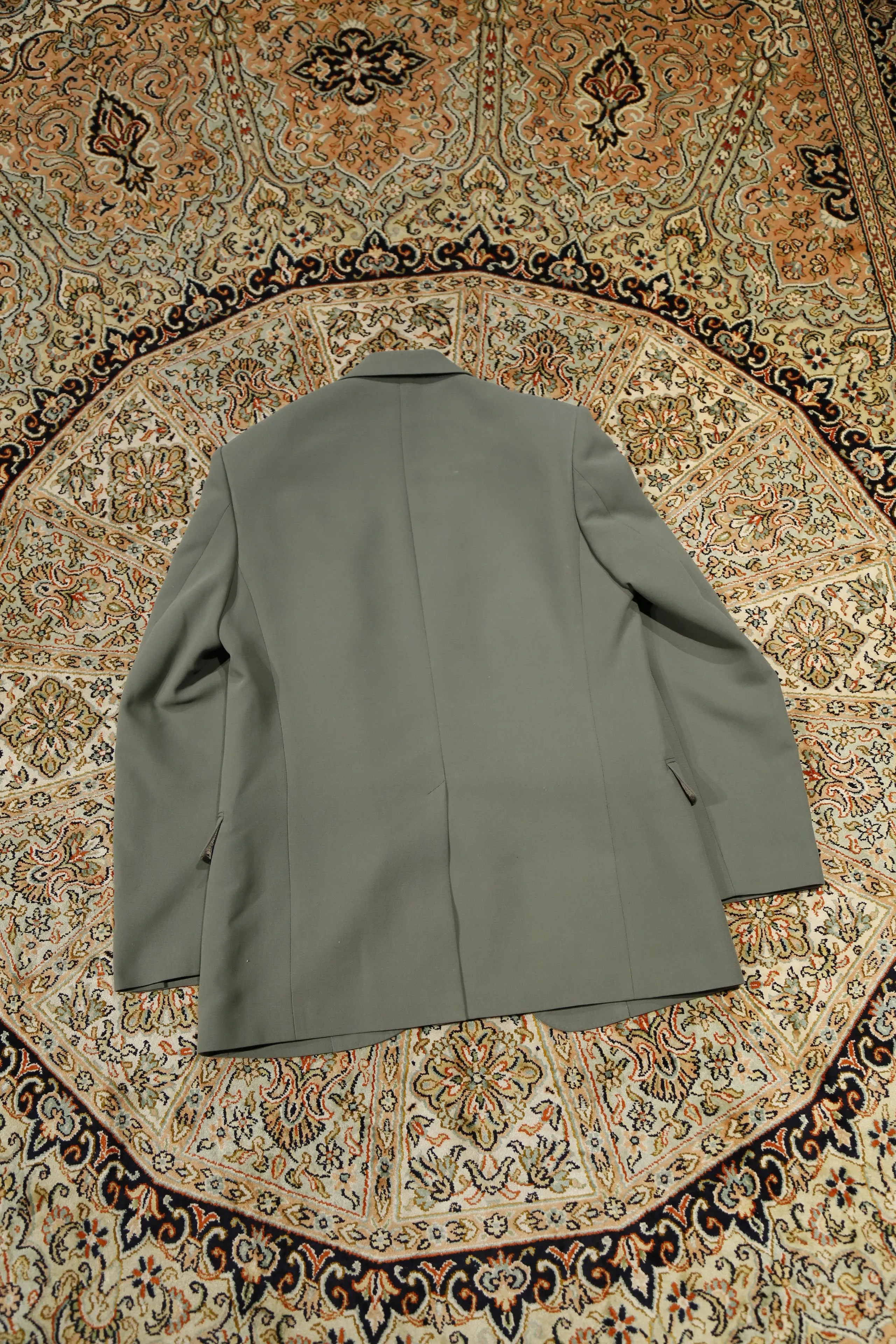 TWIST YARN 2B JACKET (KHAKI)