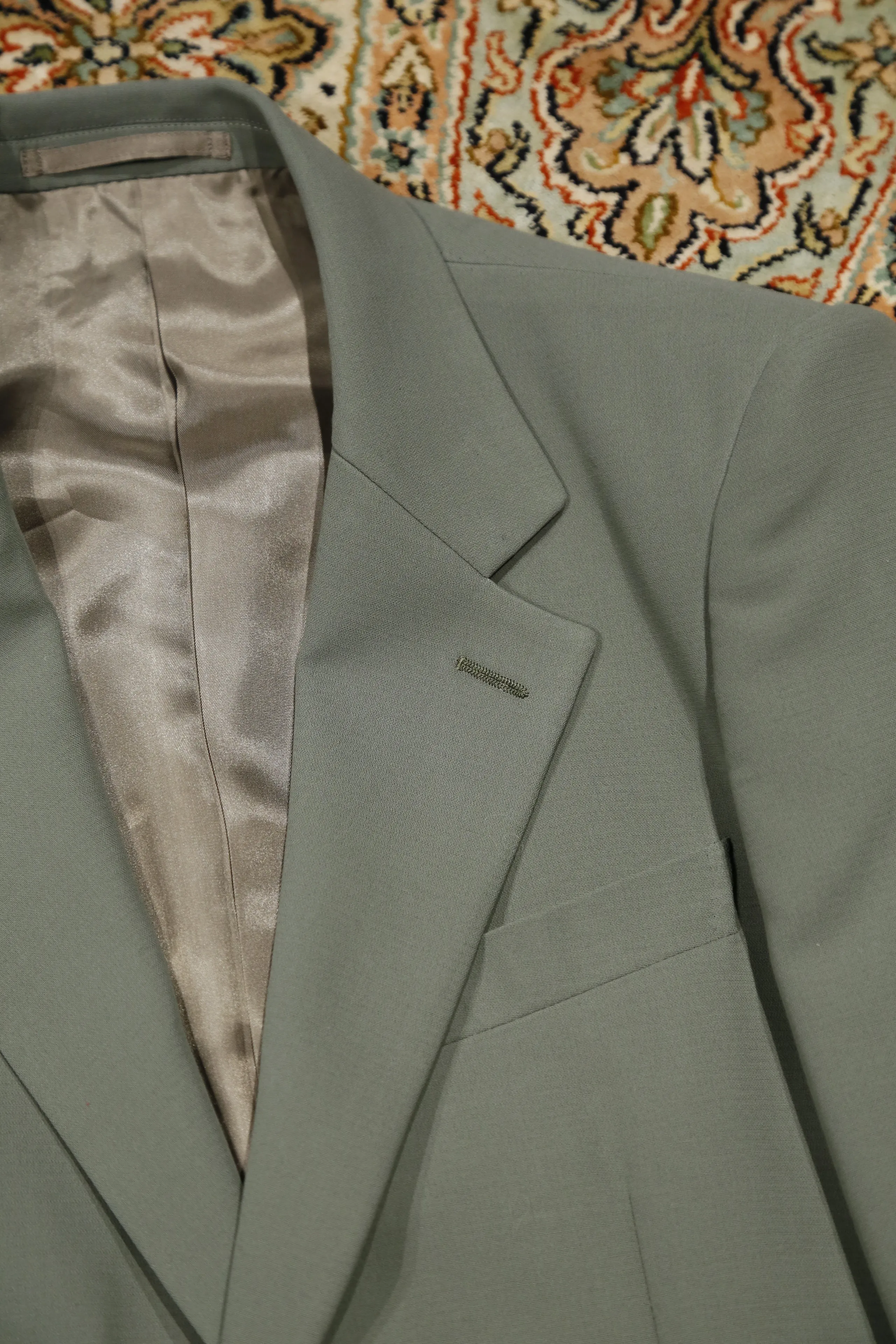 TWIST YARN 2B JACKET (KHAKI)